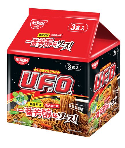 U.F.O. 3包裝炒麵「日式醬汁味」