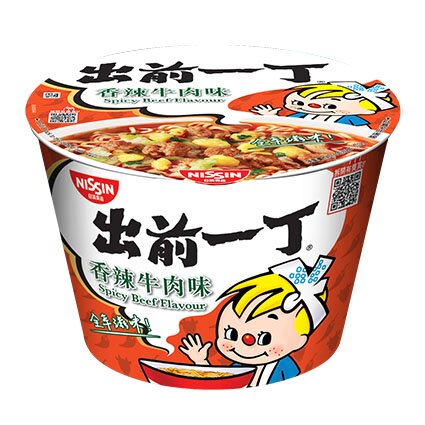 出前一丁 碗麵 香辣牛肉味